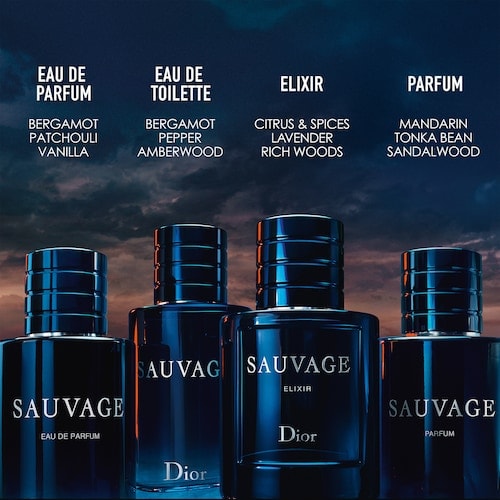 Notele Sauvage Dior